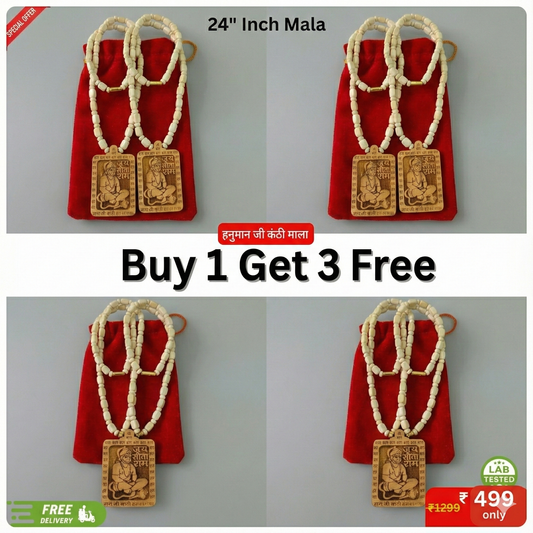 Tulsi Kanthi Mala (4 Piece Combo)